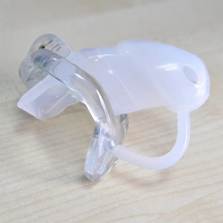 v3 Long Silicone Chastity Device Cock Cage